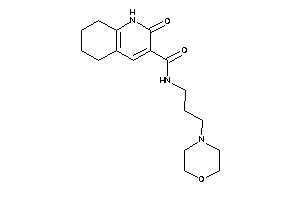 2-keto-N-(3-morpholinopropyl)-5,6,7,8-tetrahydro-1H-quinoline-3-carboxamide