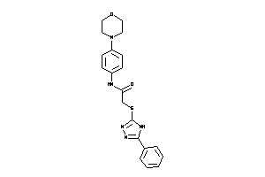 Image of N-(4-morpholinophenyl)-2-[(5-phenyl-4H-1,2,4-triazol-3-yl)thio]acetamide
