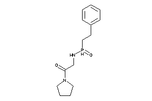 2-(phenethylphosphonoylamino)-1-pyrrolidino-ethanone