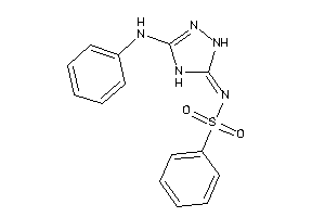 N-(3-anilino-1,4-dihydro-1,2,4-triazol-5-ylidene)benzenesulfonamide