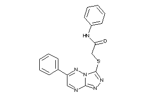 N-phenyl-2-[(6-phenyl-[1,2,4]triazolo[4,3-b][1,2,4]triazin-3-yl)thio]acetamide