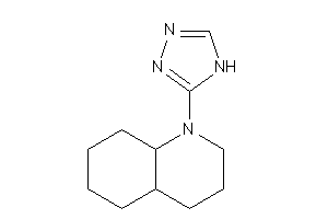 1-(4H-1,2,4-triazol-3-yl)-3,4,4a,5,6,7,8,8a-octahydro-2H-quinoline