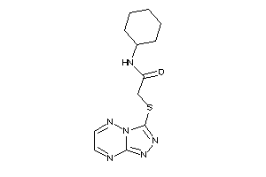 Image of N-cyclohexyl-2-([1,2,4]triazolo[4,3-b][1,2,4]triazin-3-ylthio)acetamide