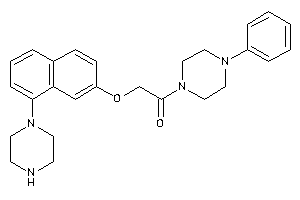 1-(4-phenylpiperazino)-2-(8-piperazino-2-naphthoxy)ethanone