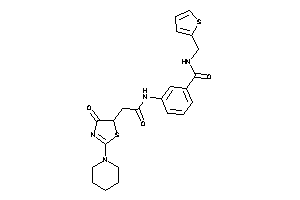 3-[[2-(4-keto-2-piperidino-2-thiazolin-5-yl)acetyl]amino]-N-(2-thenyl)benzamide