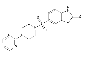 5-[4-(2-pyrimidyl)piperazino]sulfonyloxindole