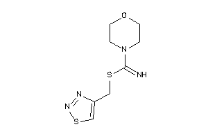 Image of Morpholine-4-carboximidothioic Acid Thiadiazol-4-ylmethyl Ester