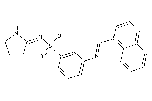 Image of 3-(1-naphthylmethyleneamino)-N-pyrrolidin-2-ylidene-benzenesulfonamide