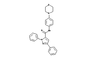 N-(4-morpholinophenyl)-2,5-diphenyl-pyrazole-3-carboxamide