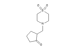 Image of 2-[(1,1-diketo-1,4-thiazinan-4-yl)methyl]cyclopentanone