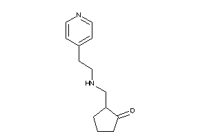 2-[[2-(4-pyridyl)ethylamino]methyl]cyclopentanone