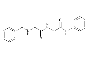 N-(2-anilino-2-keto-ethyl)-2-(benzylamino)acetamide