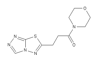 1-morpholino-3-([1,2,4]triazolo[3,4-b][1,3,4]thiadiazol-6-yl)propan-1-one