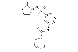 Image of N-[3-(pyrrolidin-2-ylideneamino)sulfonylphenyl]cyclohex-3-ene-1-carboxamide