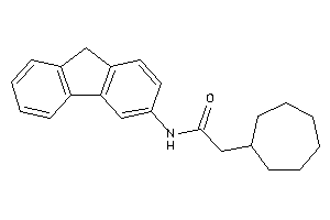 2-cycloheptyl-N-(9H-fluoren-3-yl)acetamide