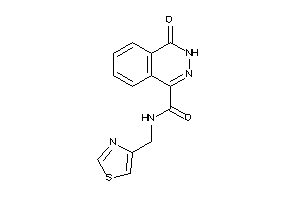 4-keto-N-(thiazol-4-ylmethyl)-3H-phthalazine-1-carboxamide