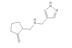 Image of 2-[(1H-pyrazol-4-ylmethylamino)methyl]cyclopentanone