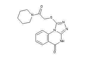 Image of 1-[(2-keto-2-piperidino-ethyl)thio]-4H-[1,2,4]triazolo[4,3-a]quinazolin-5-one