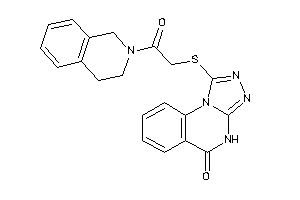 1-[[2-(3,4-dihydro-1H-isoquinolin-2-yl)-2-keto-ethyl]thio]-4H-[1,2,4]triazolo[4,3-a]quinazolin-5-one