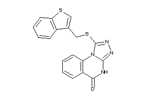 Image of 1-(benzothiophen-3-ylmethylthio)-4H-[1,2,4]triazolo[4,3-a]quinazolin-5-one