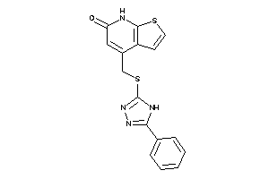 Image of 4-[[(5-phenyl-4H-1,2,4-triazol-3-yl)thio]methyl]-7H-thieno[2,3-b]pyridin-6-one