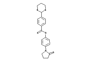 Image of 4-(1,3-dithian-2-yl)benzoic Acid [4-(2-ketopyrrolidino)phenyl] Ester
