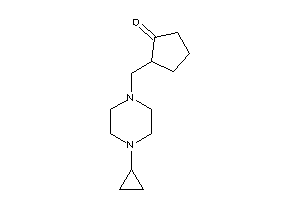 Image of 2-[(4-cyclopropylpiperazino)methyl]cyclopentanone