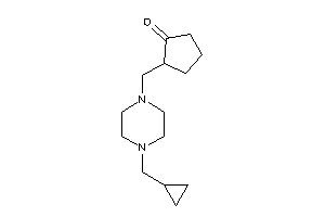 2-[[4-(cyclopropylmethyl)piperazino]methyl]cyclopentanone
