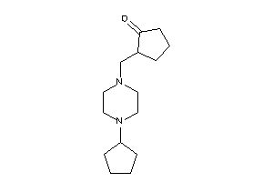 2-[(4-cyclopentylpiperazino)methyl]cyclopentanone