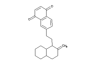 Image of 6-[2-(2-methylenedecalin-1-yl)ethyl]-1,4-naphthoquinone