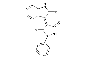 4-(2-ketoindolin-3-ylidene)-1-phenyl-pyrazolidine-3,5-quinone