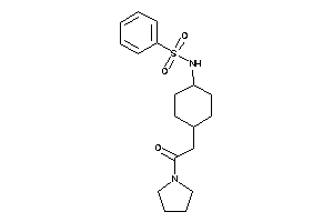 Image of N-[4-(2-keto-2-pyrrolidino-ethyl)cyclohexyl]benzenesulfonamide