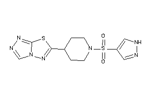 Image of 6-[1-(1H-pyrazol-4-ylsulfonyl)-4-piperidyl]-[1,2,4]triazolo[3,4-b][1,3,4]thiadiazole