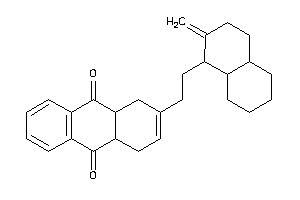 Image of 2-[2-(2-methylenedecalin-1-yl)ethyl]-1,4,4a,9a-tetrahydroanthracene-9,10-quinone