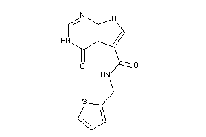 4-keto-N-(2-thenyl)-3H-furo[2,3-d]pyrimidine-5-carboxamide
