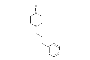4-(3-phenylpropyl)-1,4-thiazinane 1-oxide
