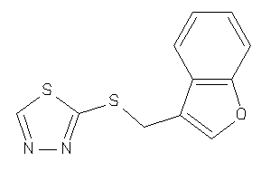 2-(benzofuran-3-ylmethylthio)-1,3,4-thiadiazole