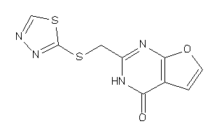 Image of 2-[(1,3,4-thiadiazol-2-ylthio)methyl]-3H-furo[2,3-d]pyrimidin-4-one