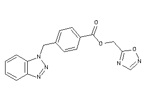 4-(benzotriazol-1-ylmethyl)benzoic Acid 1,2,4-oxadiazol-5-ylmethyl Ester