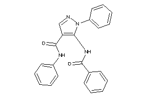 Image of 5-benzamido-N,1-diphenyl-pyrazole-4-carboxamide