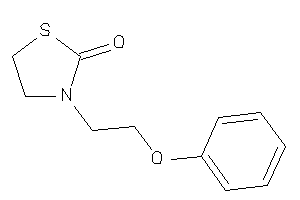 3-(2-phenoxyethyl)thiazolidin-2-one