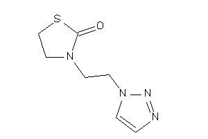 3-[2-(triazol-1-yl)ethyl]thiazolidin-2-one
