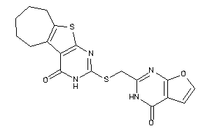 2-[[(ketoBLAHyl)thio]methyl]-3H-furo[2,3-d]pyrimidin-4-one