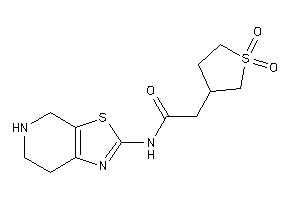 Image of 2-(1,1-diketothiolan-3-yl)-N-(4,5,6,7-tetrahydrothiazolo[5,4-c]pyridin-2-yl)acetamide