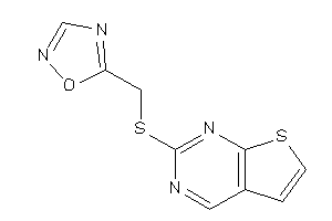 5-[(thieno[2,3-d]pyrimidin-2-ylthio)methyl]-1,2,4-oxadiazole