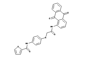 N-[4-[[2-[(9,10-diketo-1-anthryl)amino]-2-keto-ethyl]thio]phenyl]-2-furamide