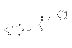 N-(2-isoxazol-3-ylethyl)-3-([1,2,4]triazolo[3,4-b][1,3,4]thiadiazol-6-yl)propionamide