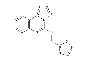 Image of 5-[([1,2,4]triazolo[1,5-c]quinazolin-5-ylthio)methyl]-1,2,4-oxadiazole
