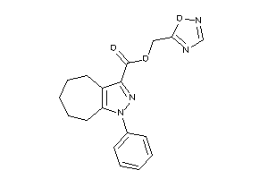 1-phenyl-5,6,7,8-tetrahydro-4H-cyclohepta[c]pyrazole-3-carboxylic Acid 1,2,4-oxadiazol-5-ylmethyl Ester
