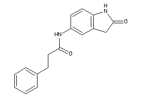 N-(2-ketoindolin-5-yl)-3-phenyl-propionamide